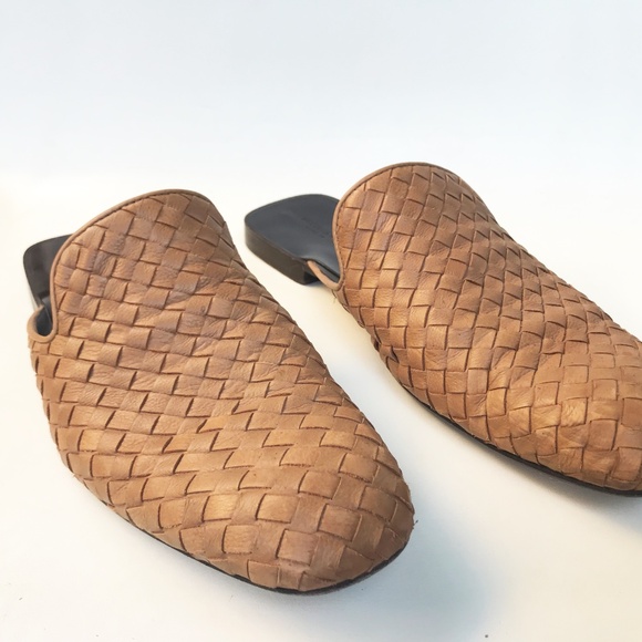 BOTTEGA VENETA BEIGE OPEN BACK 1.5 CM HEEL SLIP-ONS LEATHER MEN\'S SHOE SIZE 41.5 main image 10
